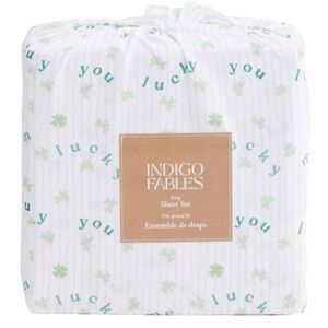 INDIGO FABLES Lucky Sheet Set